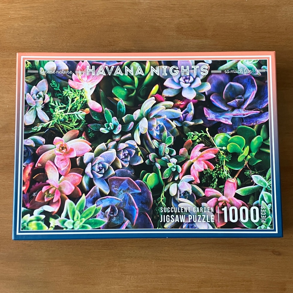 1000-piece Succulent Puzzle